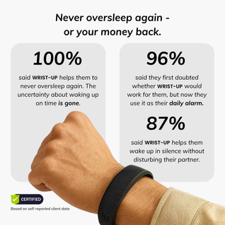 Wrist-UP 2.0 | 100% Wake-Up Alarm Bracelet