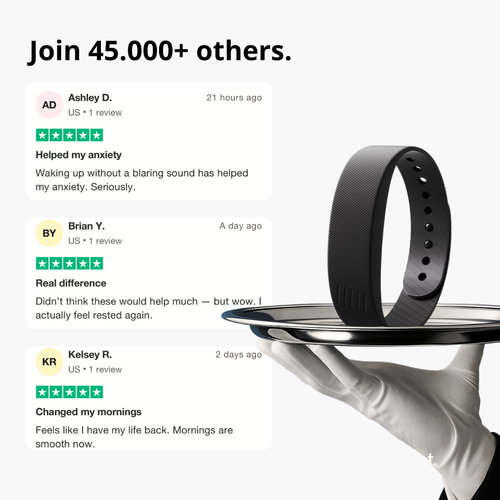 Wrist-UP 2.0 | 100% Wake-Up Alarm Bracelet